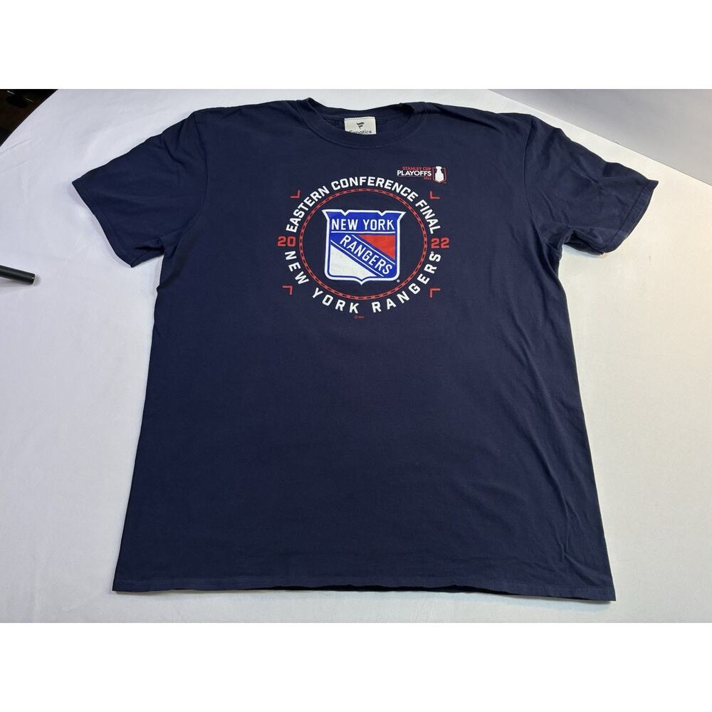 New York Rangers T-Shirt XL 2022 Eastern Conference Final NHL Playoffs Fanatics